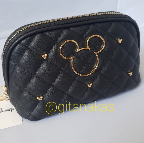 🎄Disney Mickey Minnie Studded Travel Luggage Bags - Picture 11 of 15